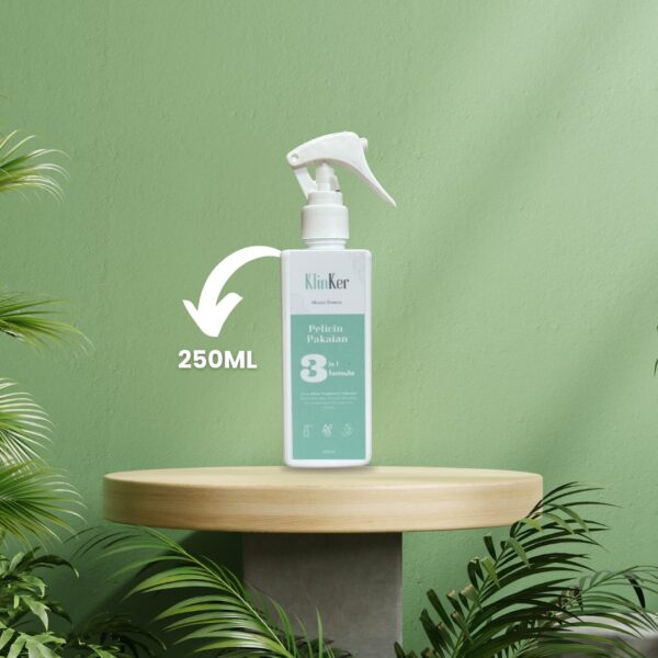 799b5c90-638e-45c0-b757-5cc358ee4122 KlinKer Pelicin Pakaian Premium 3-in-1 Medium Bottle Spray 250ml